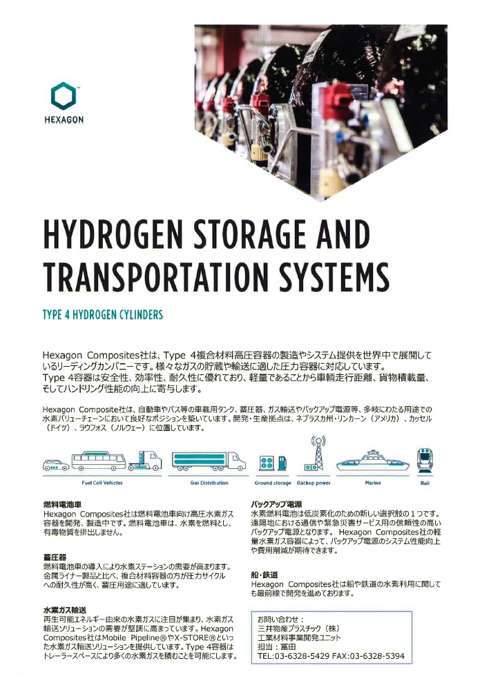 HYDROGEN STORAGE AND TRANSPORTATION SYSTEMS