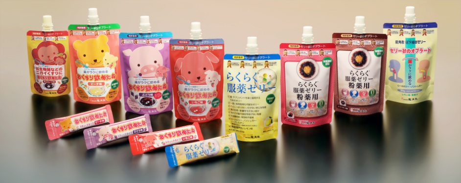 送料無料　龍角散 らくらく服薬ゼリー チアパック 200gx10個